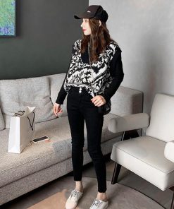 ベスト | ニットVネック レディース 秋冬