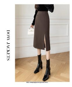 スカート | ロング 秋 秋服 レディース ボトムス ロングミモレタイト冬 スリット 無地 可愛い 着痩せ カジュアル キレイめ 韓国風
