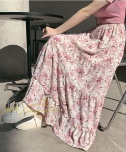 スカート | レディース シフォン フレア マキシ ロングウエストゴム マキシゆったり 普通着 お出かけ お呼ばれ カジュアル 通勤通学 リゾート