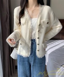 カーディガン | 2022秋冬ニットアウター レディース ニットニット セーター 長袖 羽織り フロントボタン 可愛い トップス 20代40代 通学通勤