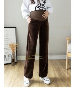 パンツ レギンス | マタニティパンツ 秋冬 暖かい プリーツパンツ 厚手 産前産後 調整可 ロングパンツ 妊婦パンツ 妊娠 マタニティウェア ゆったり 可愛い スリム 体型カバー