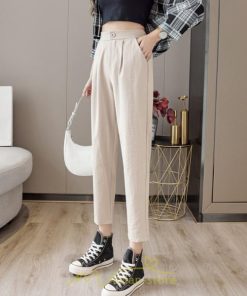 チノ・テーパード・ジョガー・スキニーパン | テーパードパンツ レディース ボトムス パンツ 麻綿風 チノパン 涼しい 接触冷感 ウエストゴム 夏パンツ 九分丈 春夏秋 可愛い 20代30代 無地 スリム 40代 大人