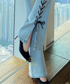 チノ・テーパード・ジョガー・スキニーパン | ブーツカット デニムパンツ レディース フレア ロング丈 カットオフ ストレッチ ハイウェスト コーデ ジーンズ 20代30代40代 スリット 脚長 美脚パンツ 新作