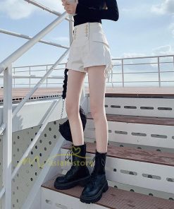 ショートパンツ | ゆったり Aライン デニム デニムパンツ ショートデニム ショーパン 短パン ショート丈 膝上 カジュアル 通勤通学 上品 20代30代40代 お出かけ