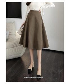 スカート | ロング秋 冬 レディース ボトムス ロング ゆったり Aライン秋 冬 春 キレイめ 着痩せ 2022新作 通勤 通学 細見え 高見え 40代 50代 20代 30代
