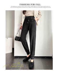 チノ・テーパード・ジョガー・スキニーパン | テーパードパンツ 厚手 裏起毛 レディース パンツ ロング丈 着痩せ ウエストゴム 秋冬コーデ 白 黒 おしゃれ ハイウエスト 暖かい 防寒 カジュアルパンツ