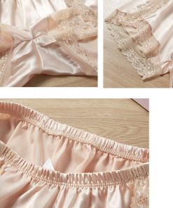 ショートパンツ | レース切り替え 部屋着 透け防止 ペチコート レディース ペチパンツ ナイトウエア セクシー 見せパン インナーパンツ 涼しい