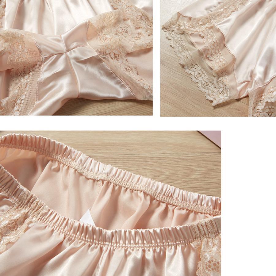 ショートパンツ | レース切り替え 部屋着 透け防止 ペチコート レディース ペチパンツ ナイトウエア セクシー 見せパン インナーパンツ 涼しい