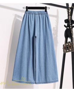 ジーンズ、デニム | ワイドパンツ レディース ガウチョパンツ デニム ゆったり デニムパンツ ジーンズ ジーパン 薄手 春秋コーデ 大きいサイズ ひも付き 女性着 日常感 上品 着回し