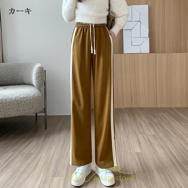 チノ・テーパード・ジョガー・スキニーパン | スウェットパンツ レディース コーデ ボトムス ワイドパンツ 美脚 ハイウェスト スリム 着痩せ ロング 送料無料 サイドライン お出かけ 部屋着 美脚 脚長