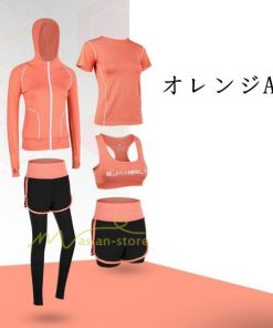 運動 | スポーツウェア レディース 【上下5点セット】セットアップ ヨガウェア ランニングウェア ウォーキング トレーニングウェア パンツ 春夏秋冬 部屋 フィットネス