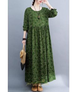 マキシ | ロングワンピース 大きいサイズ レディース  緑 灰色 細見え 着痩せ 美シルエット セクシー 女子力 トレンド 女子 大人 体型カバー 海外セレブ ぽっちゃり 花柄