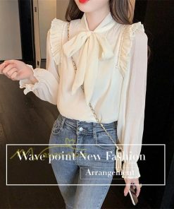 シャツ・ブラウス | ブラウス レディース 長袖 ブラウスシャツ ボウタイ フォーマル チュニック 大人 春 夏 春夏 フォーマル スーツ トップス 20代 30代 着痩せ ママ OL 通勤通学 母
