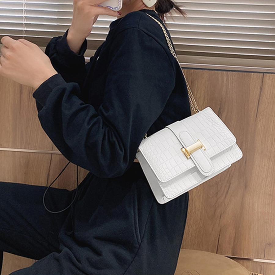 ショルダーバッグ | クロコ型押 レディース