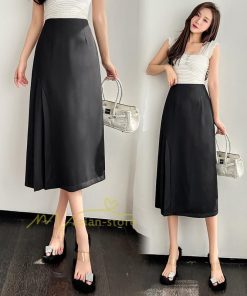 スカート | プリーツロング 春 夏 秋 マキシ ハイウエスト 着回し 20代30代40代 通勤通学 お出かけ エレガント カジュアル フェミニン 着痩せ オフィス