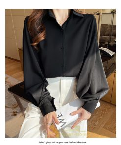 シャツ・ブラウス | ブラウス レディース オフィス フォーマル シャツ 白 開襟 レギュラー 長袖 黒 ホワイト ブラック 通勤 上品 エレガント お出かけ オシャレ オフィス OL