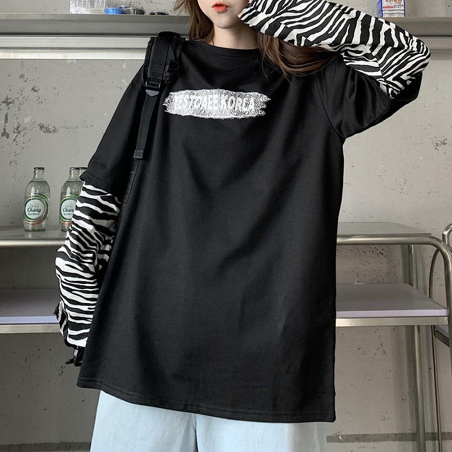 Tシャツ・カットソー | Tシャツ レディース トップス 重ね着風