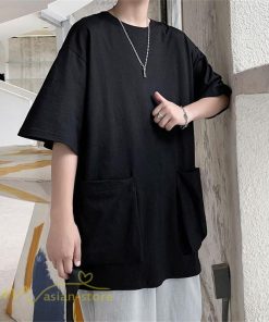 Tシャツ | メンズ 無地 カットソー 半袖 クルーネック カジュアル ポケット 半袖大きいサイズ 着回し 夏新作 サマー ルームウェア ゆったり トップス