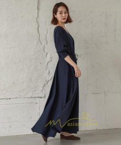 マキシ | 長袖ワンピース 秋物 レディース フレアワンピース ロングワンピース Aラインワンピース 30代40代 大人 揺れる ダンス 二次会 発表会 50代60代 お出かけ