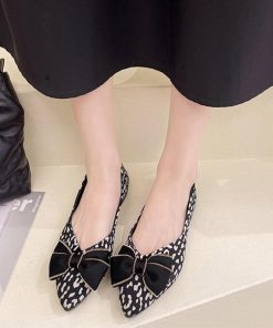 パンプス | レオパード柄ポインテッドトゥ