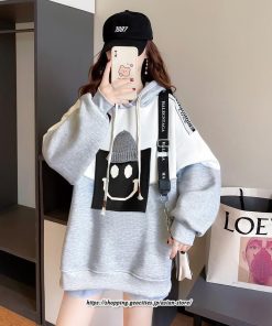 パーカー | トップス レディース 長袖 厚手 裏起毛 フード付き スウェット プルオーバー トレーナー お出かけ 外出 ゆったり  大きいサイズ カジュアル 体型カバー