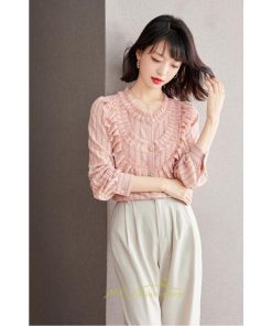 シャツ・ブラウス | ブラウス シャツ レディース トップス ピンク 可愛い レース フォーマル オフィス カジュアル 入学式 入園式 卒業式 卒園式 結婚式 ママ 秋 母 春 冬 通勤