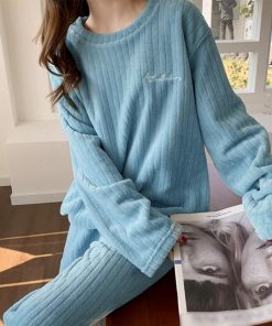 インナー・ルームウェア | フリースパジャマ上下セットレディース