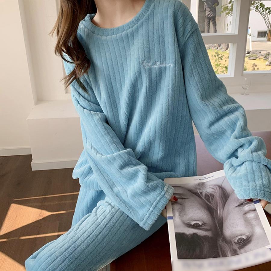 インナー・ルームウェア | フリースパジャマ上下セットレディース