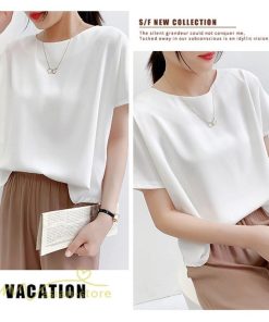 シャツ・ブラウス | トップス シャツ レディース 無地 ファッション カジュアル エレガント 優雅 通勤 OL 上品 オシャレ トップス 女の子 可愛い 体型カバー 夏 5色 着痩せ