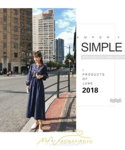 マキシ | ワンピース レディース エスニック風 ボヘミアン ロング丈 ロングワンピース 派手 ゆったり 民族風 長袖 綿麻 リゾート夏 海デート 海外旅行 丸首 秋 高品質