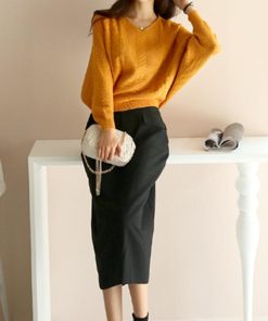 透かし編みトップス | ニットトップス レディース 体型カバー秋