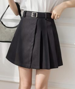 ミニスカート | ボックス プリーツスカート レディース