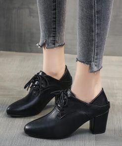 オックスフォードシューズ | ポインテッドトゥ レディース チャンキーヒール レースアップ マニッシュシューズ サボサンダル パンプス かかとが踏める シューズ