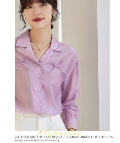 シャツ・ブラウス | ブラウス トップス レディース Vネック秋 蝶結び 可愛い トップス きれいめ フォーマル 上品 通勤 OL 20代30代40代50代 高品質 フェミニン