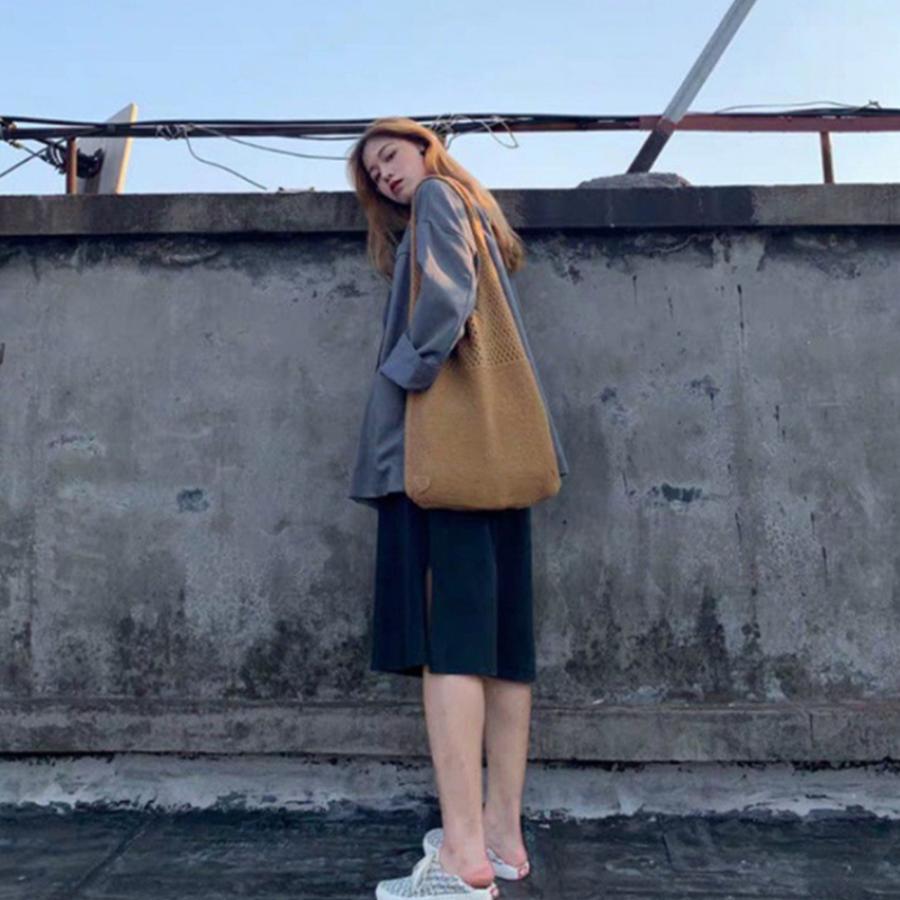 トートバッグ | ニット編み バッグ鞄かばん