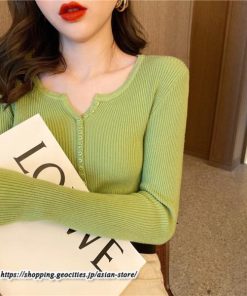 ニット・セーター | カットソー ニット レディース リブニット 長袖 秋冬 春 トップス スリム ストレッチ インナー 無地 着痩せ 長袖ニット 長袖カットソー プルオーバー 通学通勤