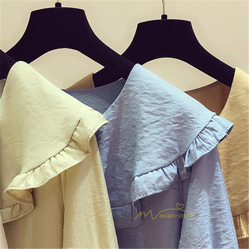 シャツ・ブラウス | ブラウス シャツ レディース スクエアネック 半袖 可愛い ブラウス 着痩せ 半袖トップス ベルスリーブ きれいめ 通勤 デイリーコーデ 韓国ファッション