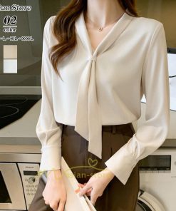 シャツ・ブラウス | ブラウス レディース きれいめ 40代 春夏秋新作 オシャレブラウス シフォンシャツ リボンネック 長袖トップス ブラウス 大人 ゆったり シャツ30代 50代 通勤