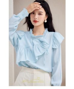 シャツ・ブラウス | ブラウス シャツ レディース 上品 ブラウス きれいめ 通勤 OL ビジネス ゆったり 可愛い フリル 秋服 2022新作 20代30代40代50代 オフィス キレイめ