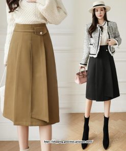 スカート | ミモレ丈ひざ丈レディース 無地 きれいめ 30代 40代 50代 着やせ 上品 通勤 通学 ラシャ 通勤 キレイめ 2022新作 暖か 秋冬