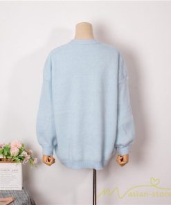 カーディガン | ニット秋冬レディース アウター ニット セーター 羽織り フロントボタン ポケット 長袖 パフスリーブ 無地 20代40代 通学通勤