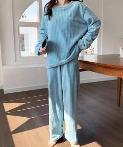 インナー・ルームウェア | フリースパジャマ上下セットレディース