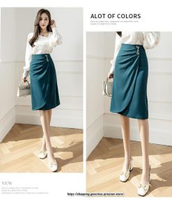 スカート | レディース ミモレ丈 ひざ丈 膝丈 上品 落ち感 ハイウエスト オシャレ Aライン キレイめ 着痩せ フェミニン 通勤 可愛い 50代 通学 40代 20代 30代