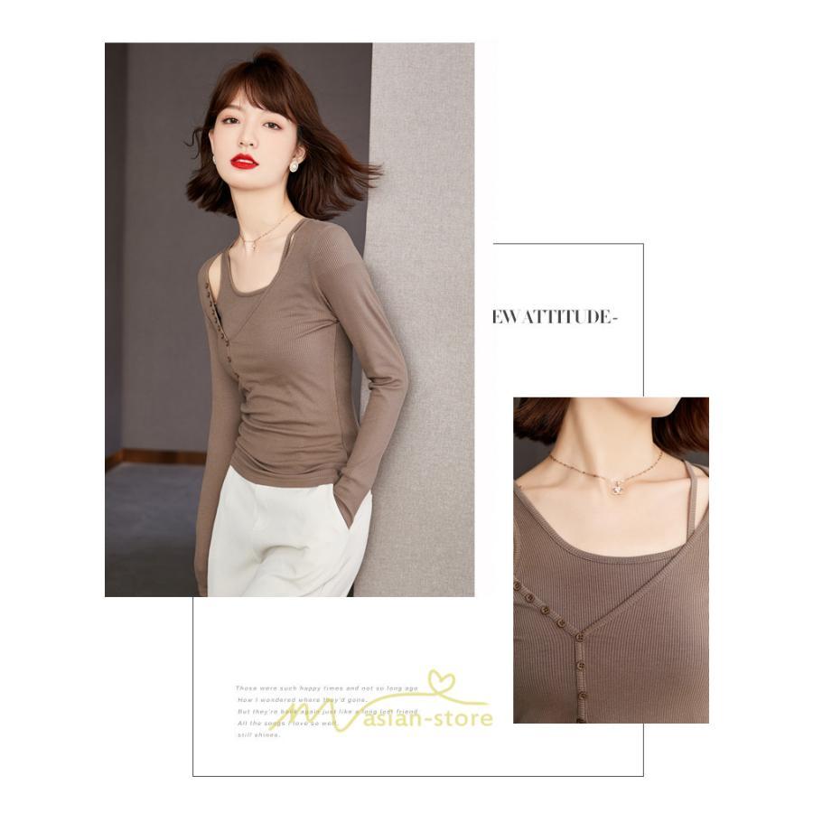 シャツ・ブラウス | ブラウス Tシャツ レディース 長袖 細身 フォーマル オフィス タイト きれいめ 春夏秋 トップス 送料無料 SNS映え 可愛い 着痩せ おしゃれ