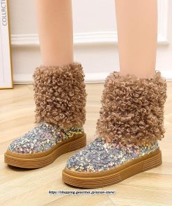 ブーツ | ムートンフェイクムートン ショートもこもこ ボア 定番 シューズ 靴 秋靴 レディース 可愛い 痛くない 歩きやすい 秋 あったか 冬