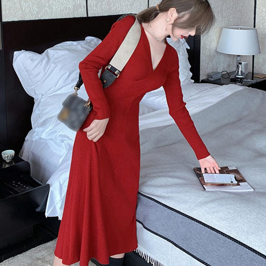 ワンピース | ニットワンピ ロングワンピースレディース