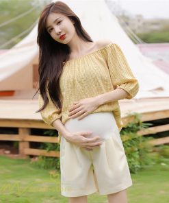 パンツ レギンス | マタニティ パンツ 妊婦服 カジュアル 夏服 サマーパンツ 着痩せ マタニティパンツ ウエスト調整 上品 無地 大きいサイズ 日常 薄手 シフォン マタニティウェア