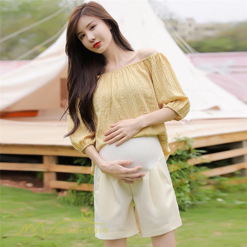 パンツ レギンス | マタニティ パンツ 妊婦服 カジュアル 夏服 サマーパンツ 着痩せ マタニティパンツ ウエスト調整 上品 無地 大きいサイズ 日常 薄手 シフォン マタニティウェア