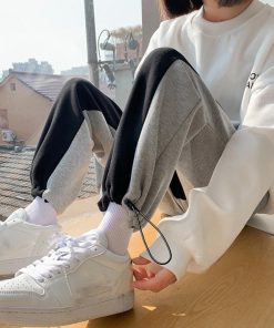 クロップドパンツ | 韓国ファッション スウェット パンツ 秋