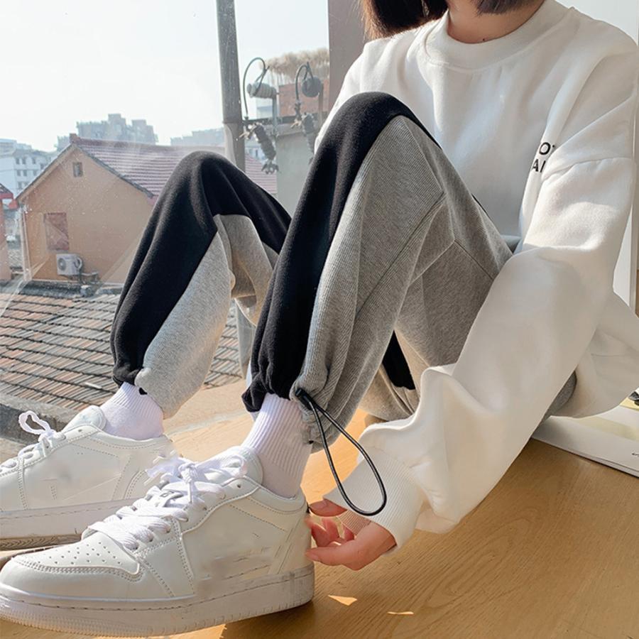 クロップドパンツ | 韓国ファッション スウェット パンツ 秋